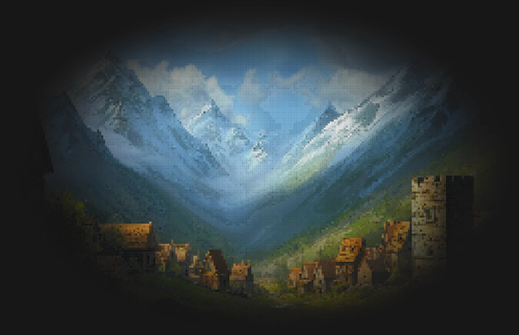 Nature landscape illustration
